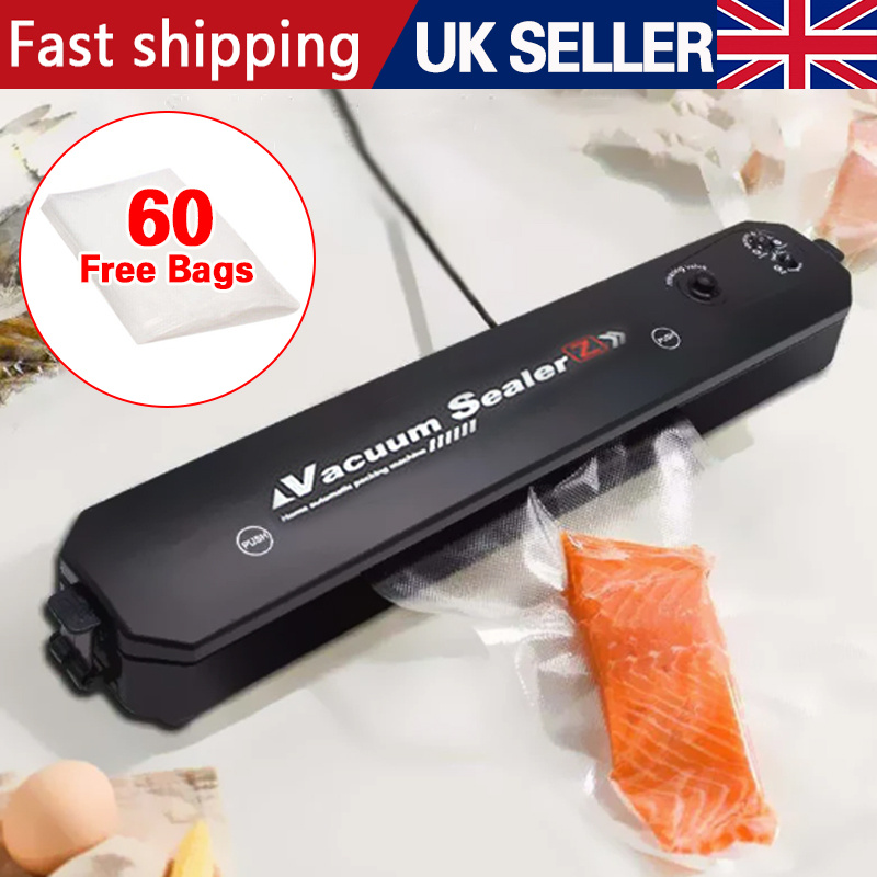 Vacuum Food Sealer Automatic Manual Sealer Dry Wet Pack Machine With 60 Bags UK - Image 3