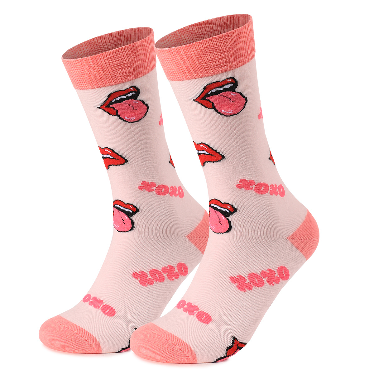 Trending Valentine's Day Gift Item 2 Pairs Of Mid-Calf Cotton Socks For Couples Unisex Soft And Cozy Design - Image 7