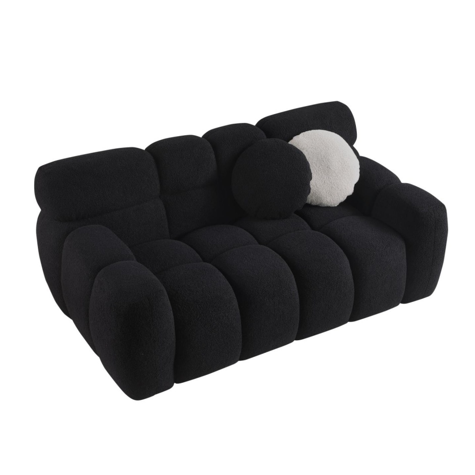64.96 Length ,35.83inch Deepth ,human Body Structure For USA People, Marshmallow Sofa,boucle Sofa ,2 Seater, BEIGE BOUCLE - Image 10