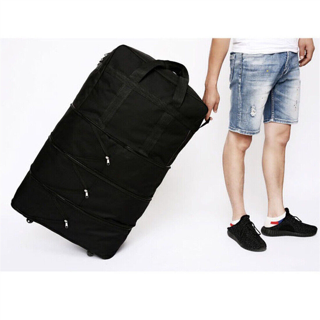 42 Extra Large Lightweight Luggage Trolley Suitcase Travel Bag Handbag BAG UK New - Image 4