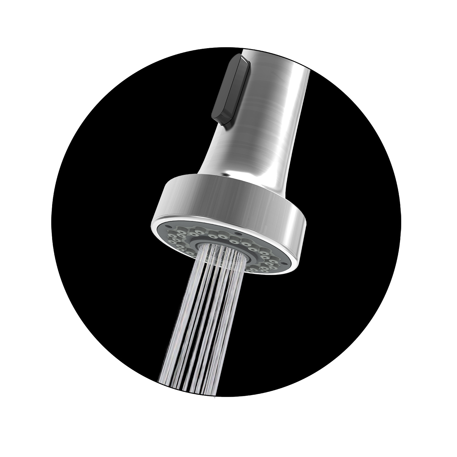 Single-Handle Pull-Down Sprayer Kitchen Faucet In Chrome,Non-EBAY Certified Warehouse,Non-EBAY Certified Warehouse - Image 6