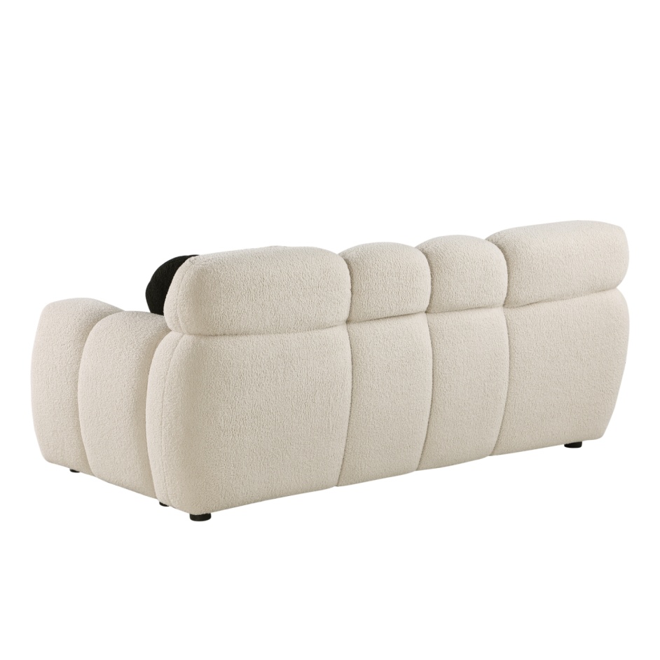 64.96 Length ,35.83inch Deepth ,human Body Structure For USA People, Marshmallow Sofa,boucle Sofa ,2 Seater, BEIGE BOUCLE - Image 9