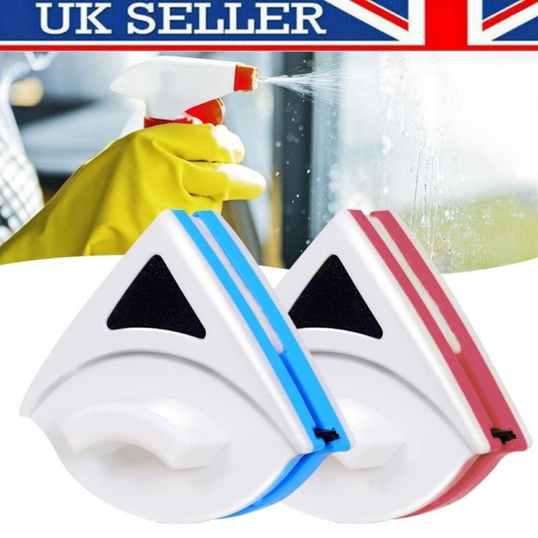 2-3 Days Arrive Magnetic Window Double Sided Cleaning Single Glazed Glass Cleaner Sponge Wiper UK - Image 2