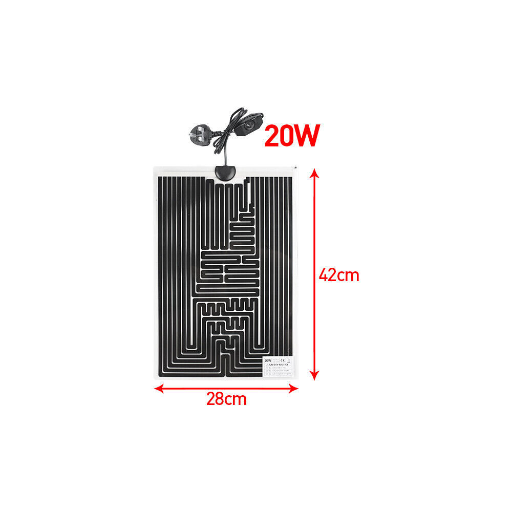 Reptile Vivarium Heat Mat Heating Warm Heater Pad With Thermostat Controller UK - Image 10