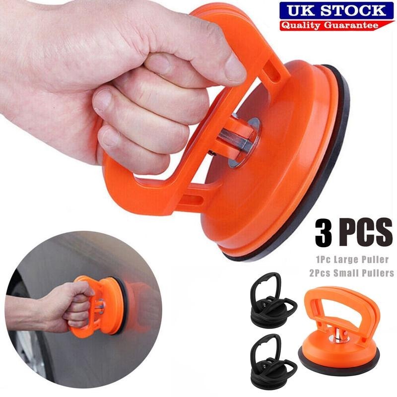 2-3 Days Arrive 3 Pcs Dent Puller Car Body Panel Suction Cup Set Repair Removal Tool Kit UK - Image 4