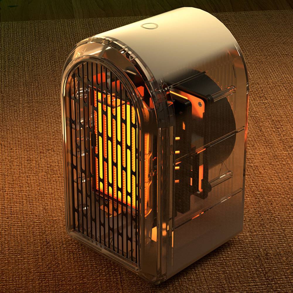Electric Portable Space Heater 1200W Small Ceramic Fan Heater Low Energy UK Plug - Image 6