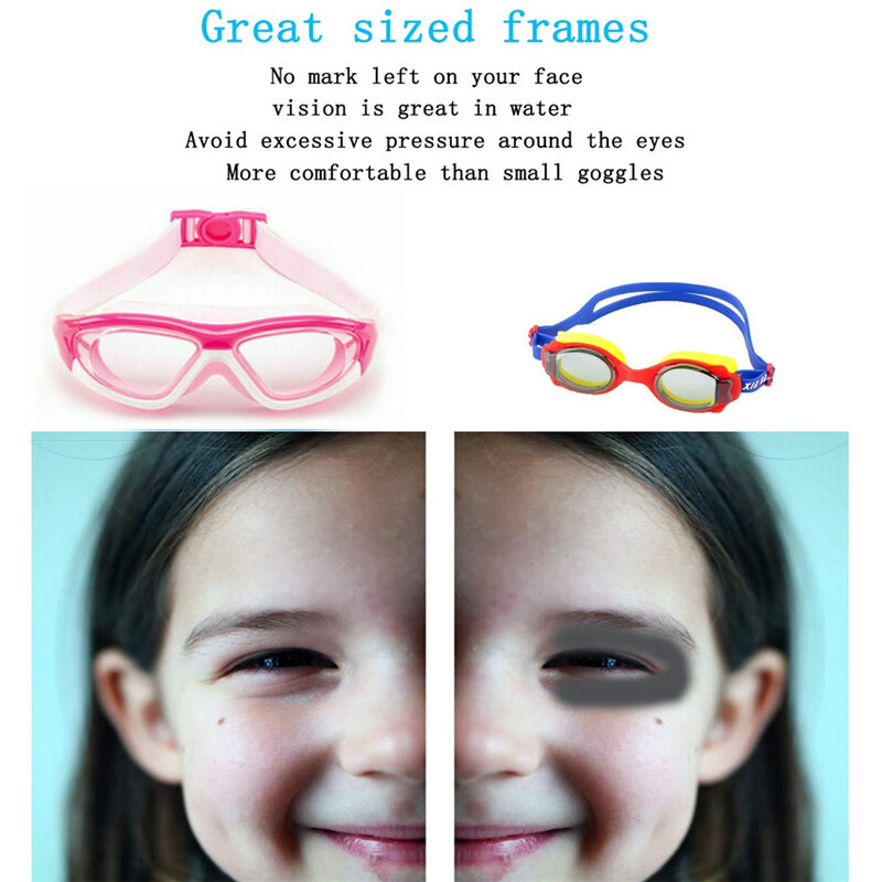 Kids Anti-Fog Swimming Goggles Pool Swim Glasses For Children Boys Girls Swim Uk - Image 5