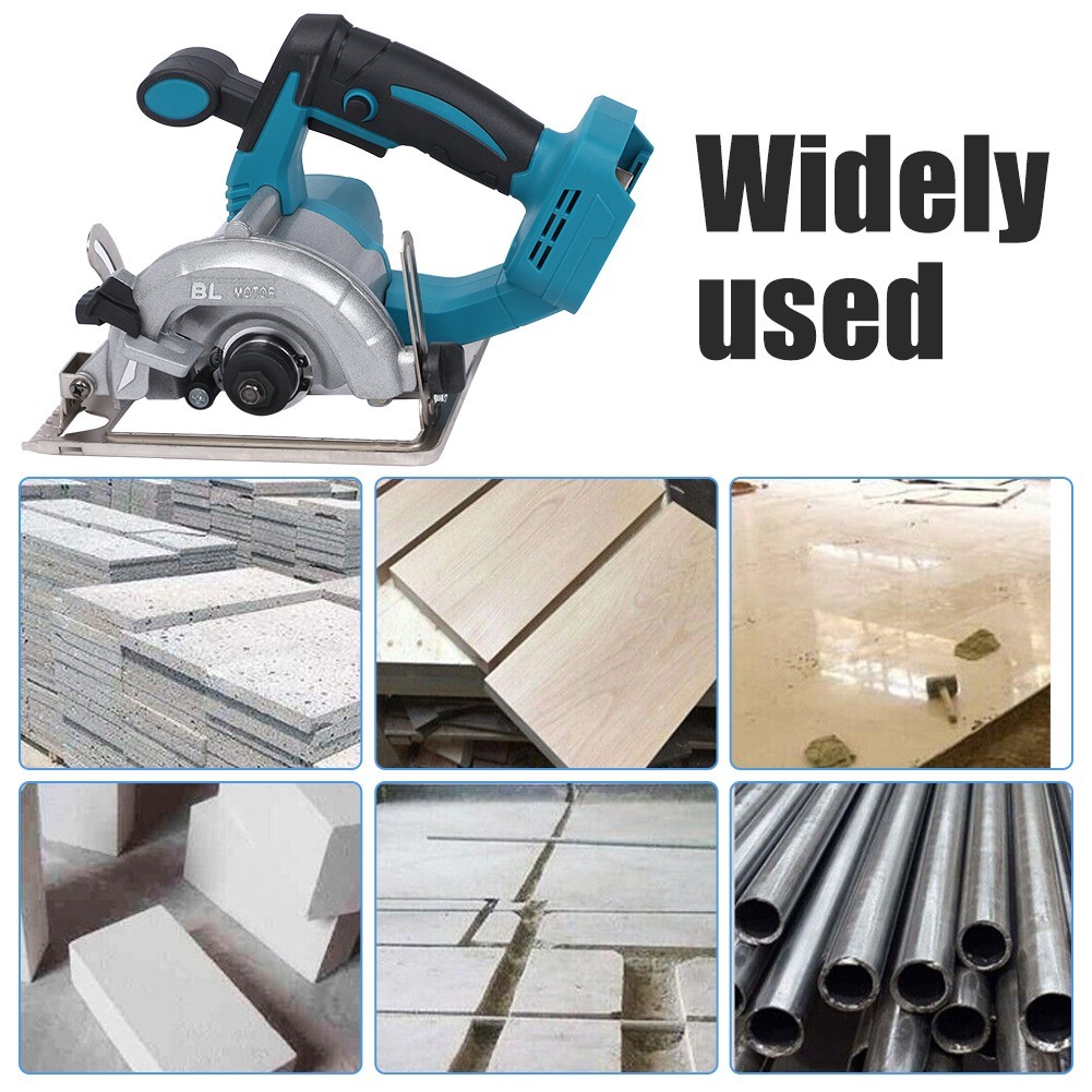 For 18V Battery 5 Cordless Circular Saw 125mm Brushless Wood Tile Saw UK - Image 10