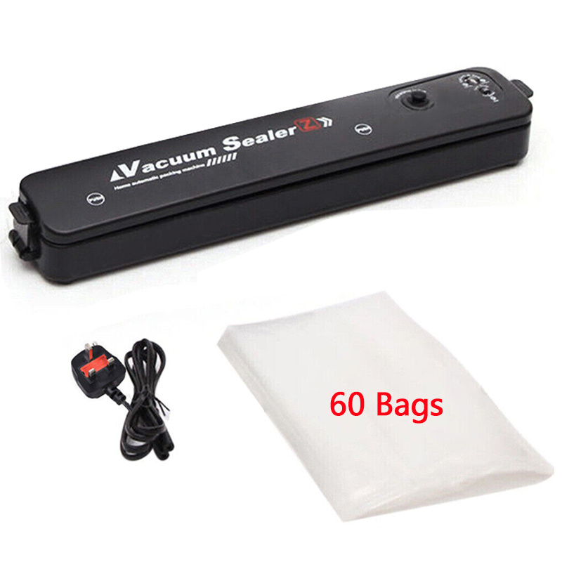 Vacuum Food Sealer Automatic Manual Sealer Dry Wet Pack Machine With 60 Bags UK - Image 2