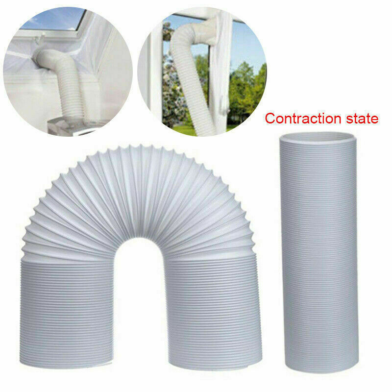 NEW 1.5M 2M 3 M Flexible Air Conditioner Exhaust Pipe Vent Hose Duct Outlet UK - Image 6