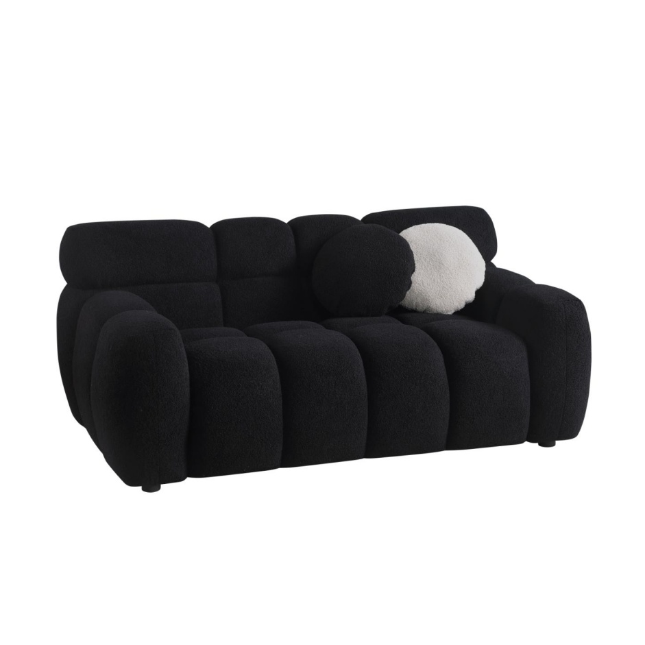 64.96 Length ,35.83inch Deepth ,human Body Structure For USA People, Marshmallow Sofa,boucle Sofa ,2 Seater, BEIGE BOUCLE - Image 9