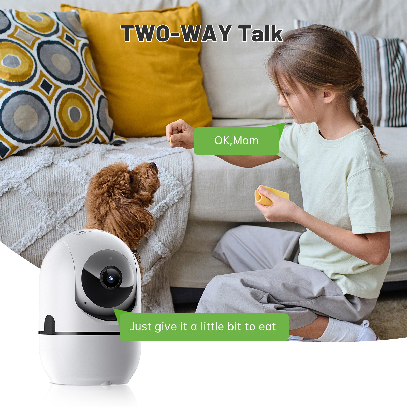 2-way Video Call Network Camera PTZ WIFI Security Cam AI Smart Camera For Home Night Vision Wireless Indoor Camera - Image 5