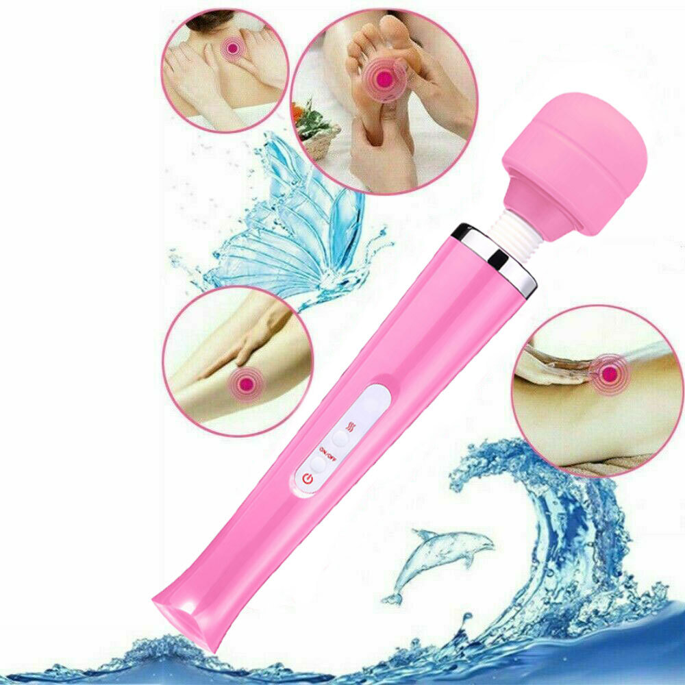 20 Speed Magic Massager Wand Full Body Pain Powerful Waterproof 10 Vibration Mode Massage Vibration UK Plug - Image 7