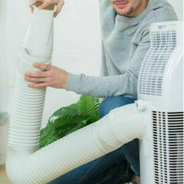 NEW 1.5M 2M 3 M Flexible Air Conditioner Exhaust Pipe Vent Hose Duct Outlet UK - Image 2
