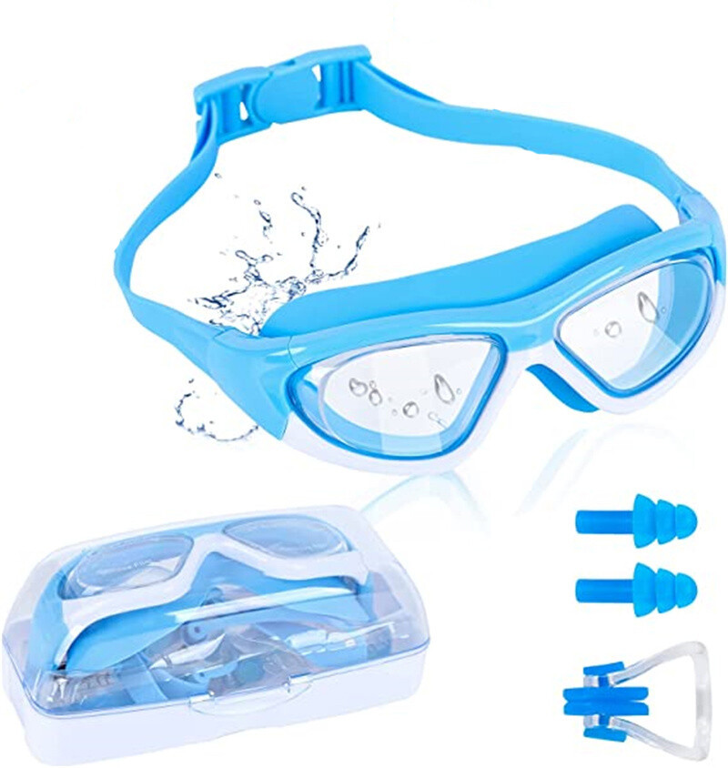 Kids Anti-Fog Swimming Goggles Pool Swim Glasses For Children Boys Girls Swim Uk
