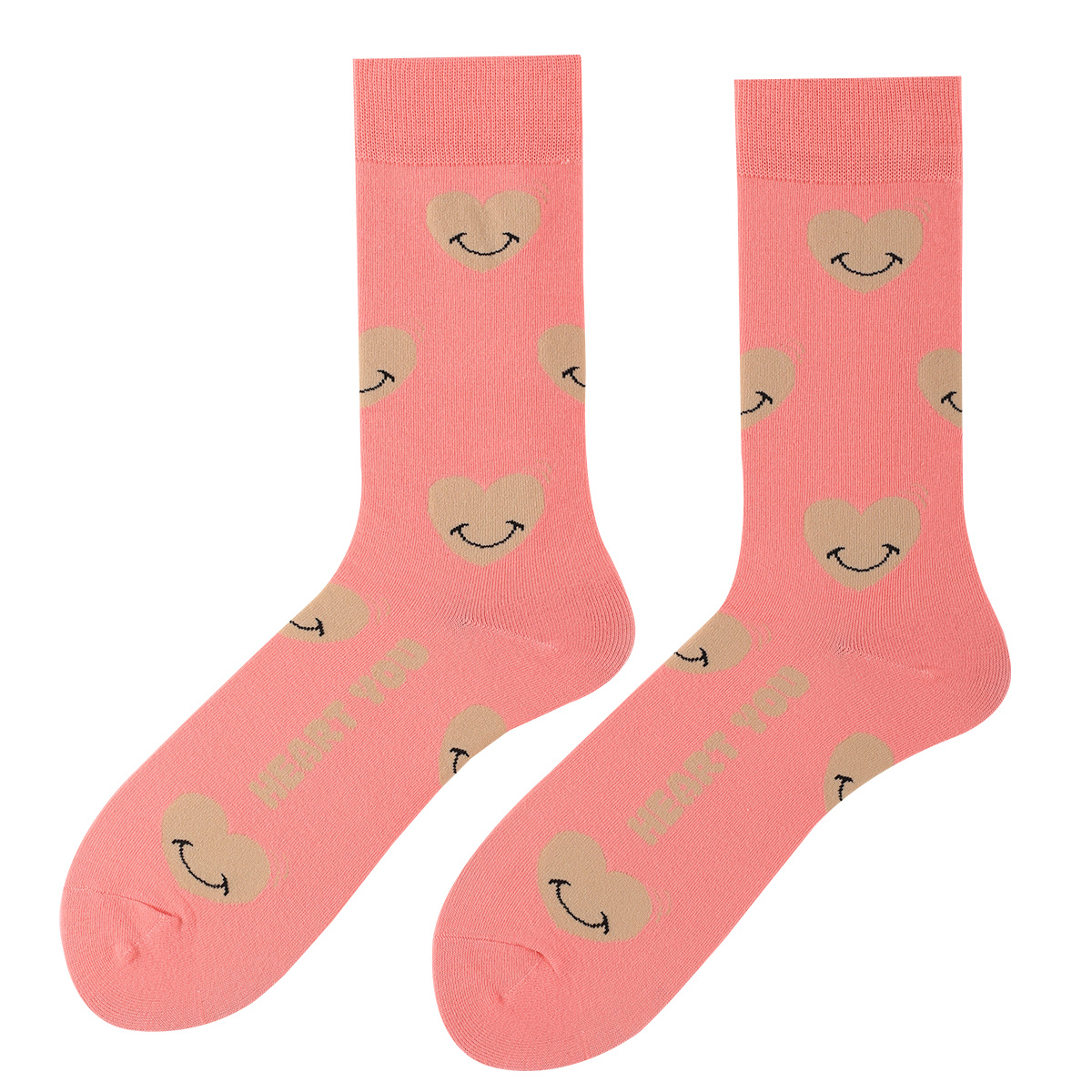 Trending Valentine's Day Gift Item 2 Pairs Of Mid-Calf Cotton Socks For Couples Unisex Soft And Cozy Design - Image 6