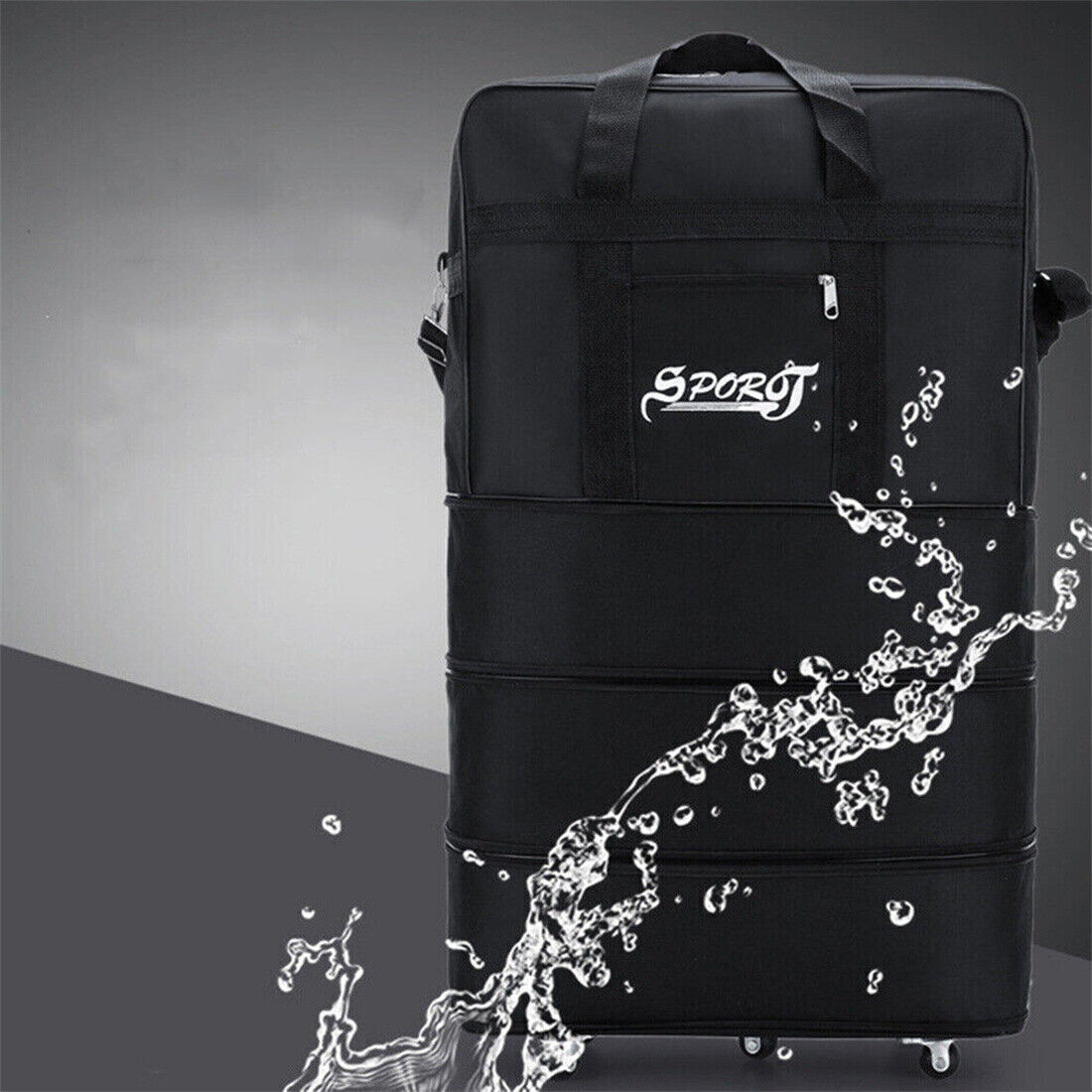 42 Extra Large Lightweight Luggage Trolley Suitcase Travel Bag Handbag BAG UK New - Image 3