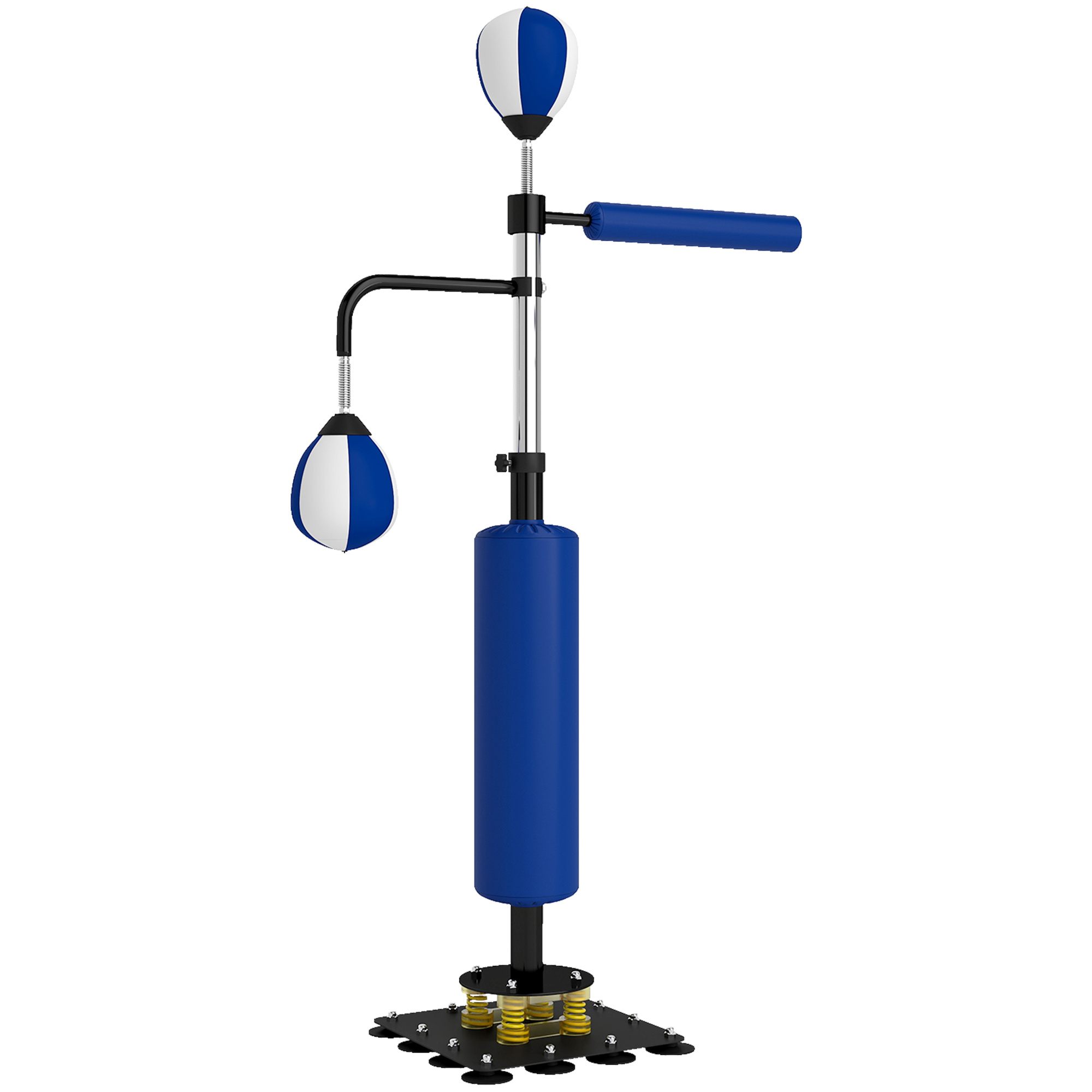 4.6'-6.7' Speed Bag Boxing Bag Stand, Reflex Bag Boxing Training Equipment, Speed Punching Bag, Blue - Image 5