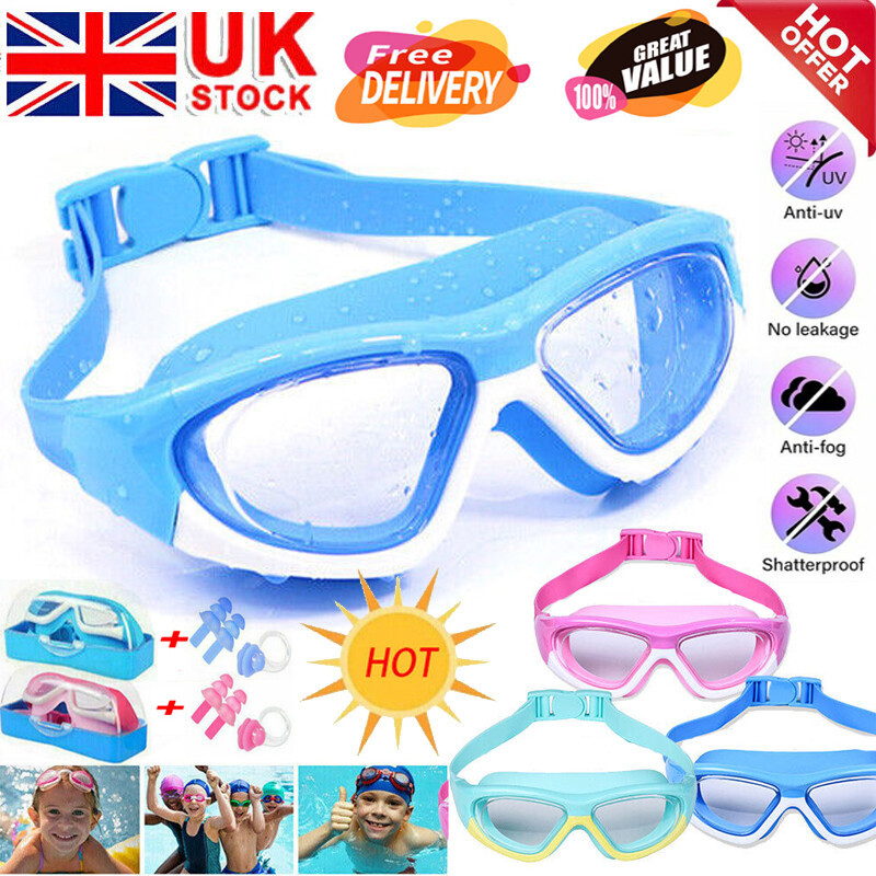 Kids Anti-Fog Swimming Goggles Pool Swim Glasses For Children Boys Girls Swim Uk - Image 8