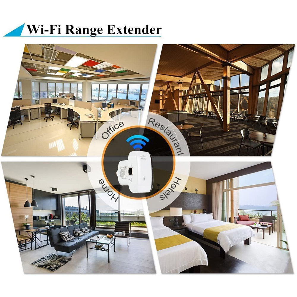 WiFi Extender Booster For Home, WiFi Signal Extender With Ethernet Port-Quick Setup, WiFi Range Repeater Booster Internet Amplifier UK Plug 300Mbps White - Image 3