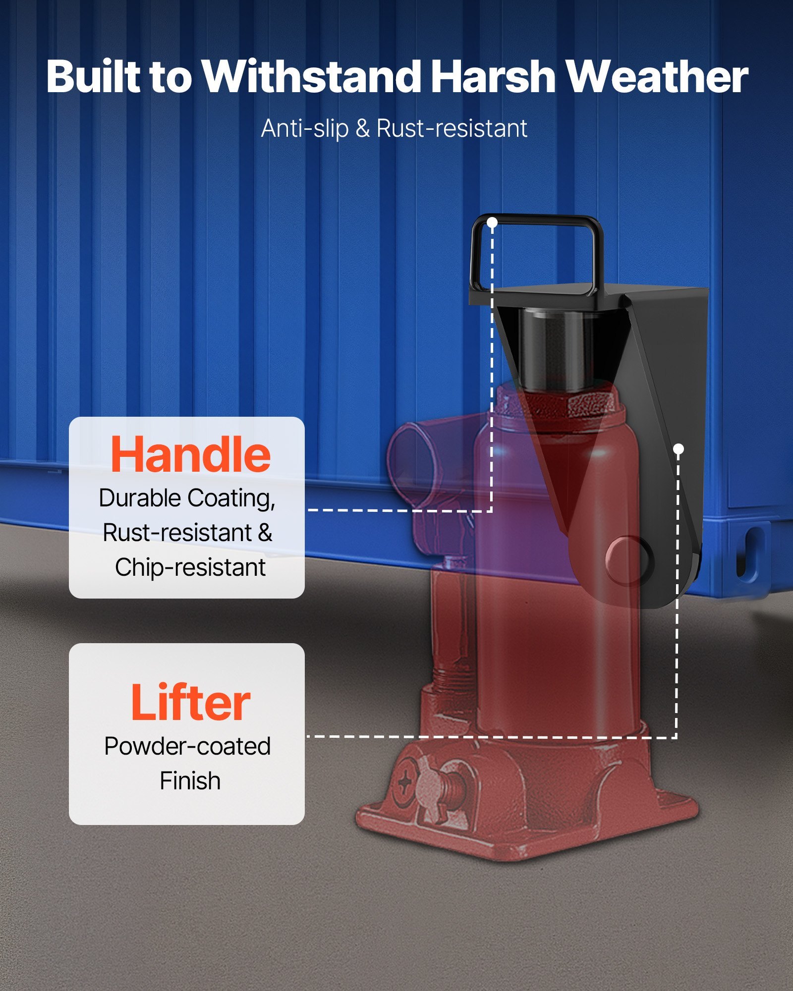 Shipping Container Jack Lug With U-Shaped Handle, 2-Pack, Storage Leveler Booster Withstands Sun & Rain, Heavy Duty Container Jack Lug For Shipping Industry, Logistics, Warehouse Management - Image 4