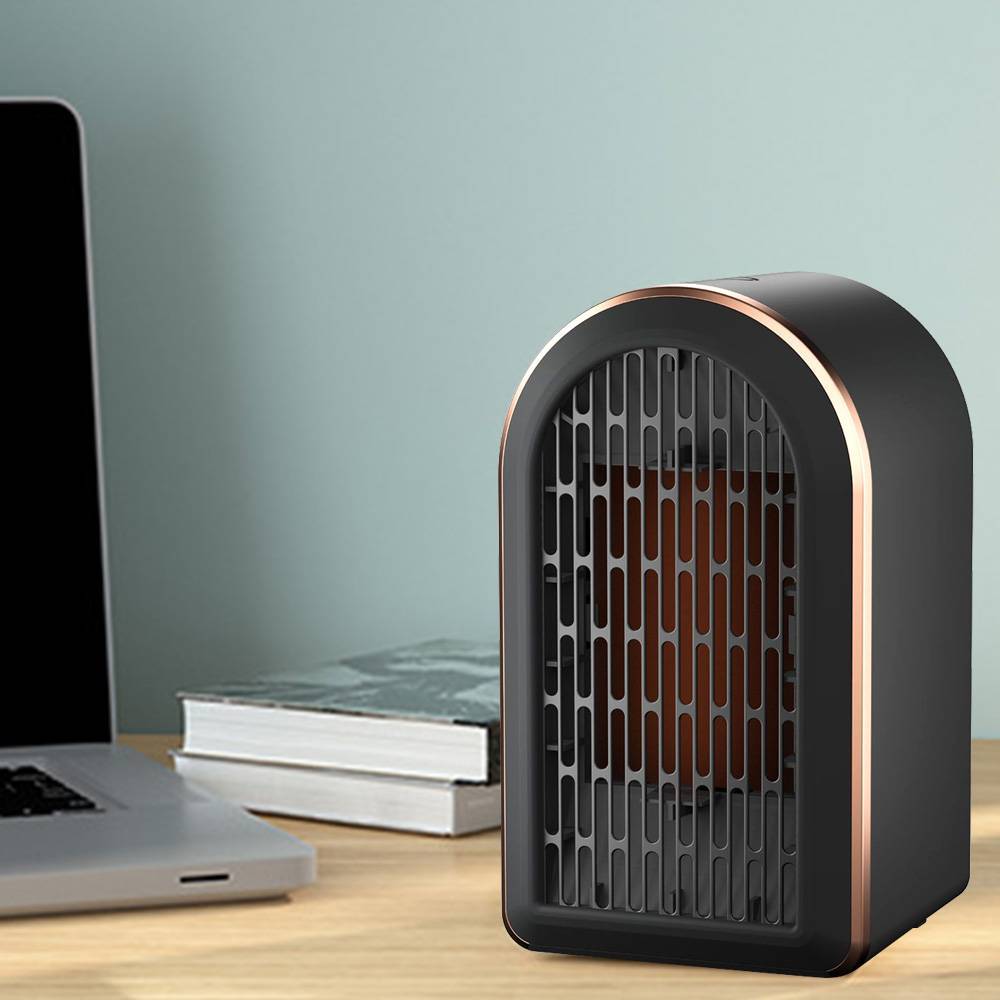 Electric Portable Space Heater 1200W Small Ceramic Fan Heater Low Energy UK Plug