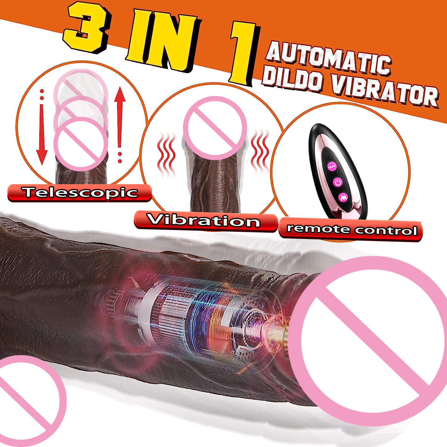 Electric Realistic Sex Product Silicone Women's Sex Products - Image 4
