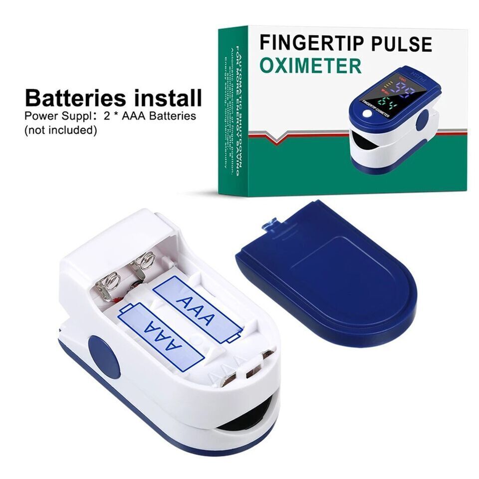 Finger Pulse Oximeter Blood Oxygen Saturation Meter SpO2 Heart Rate Monitor UK - Image 2