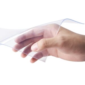 Strip Curtain, 164' Length X 8" Width X 0.08" Thickness, Clear PVC Smooth Curtain Strip Door Bulk Roll, Plastic Door Strips For Doorways Of Supermarket, Garage, Warehouse, Barn, Pet Animal House