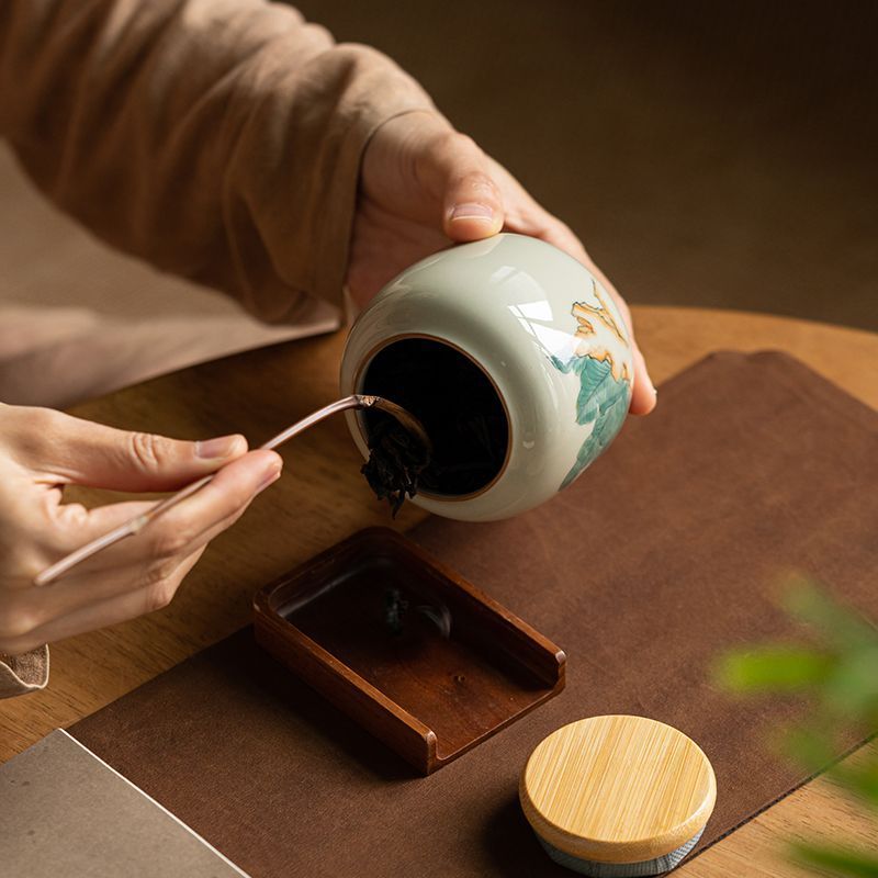 Porcelain Sealed Tea Warehouse Portable Sealed Cans - Image 9