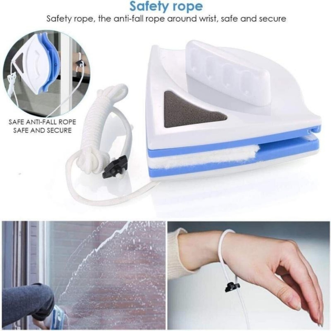 2-3 Days Arrive Magnetic Window Double Sided Cleaning Single Glazed Glass Cleaner Sponge Wiper UK - Image 5