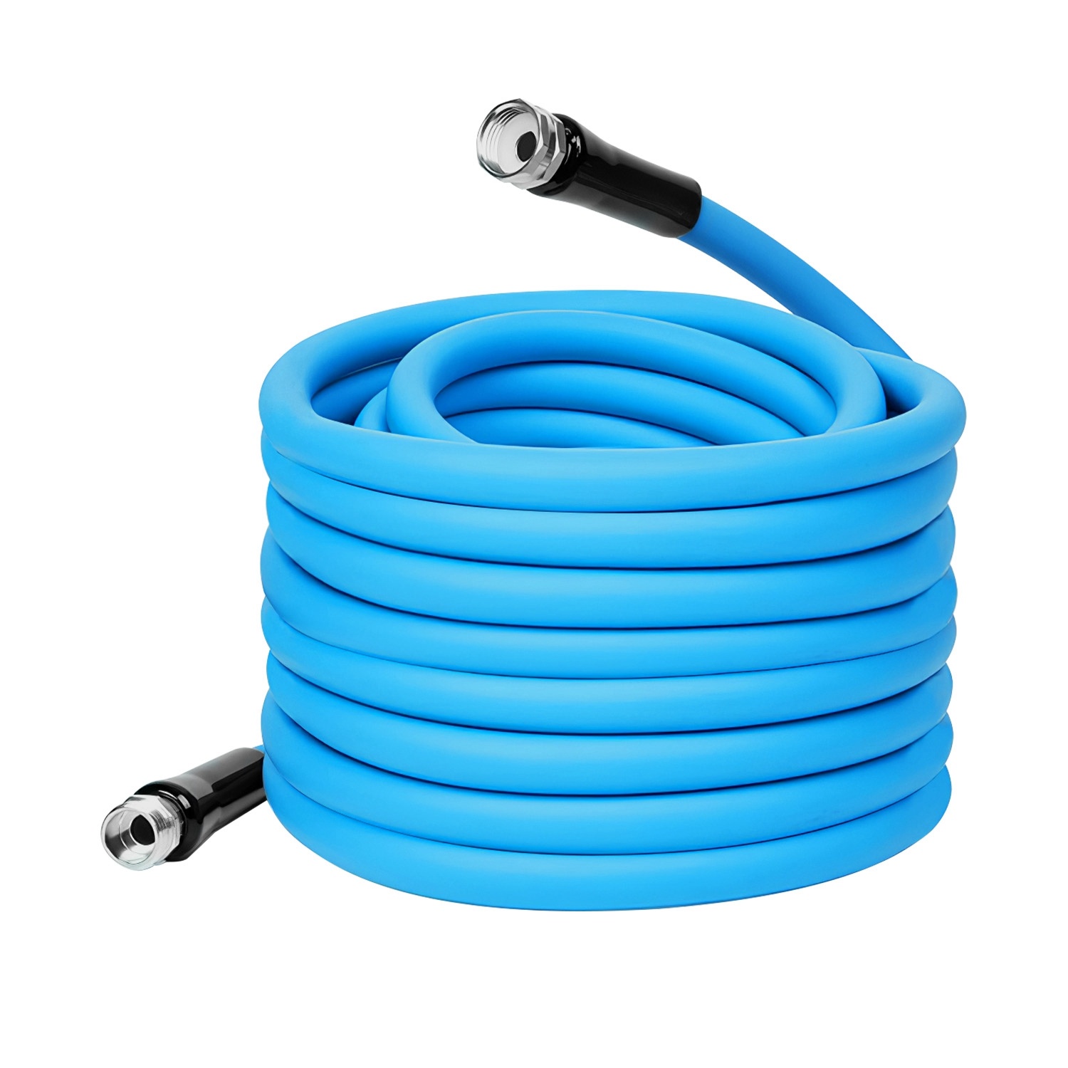 25FT-50FT Options -- 1Pc Non-Expanding Flexible Garden Hose Heavy Duty PVC Water Hose Leak-Resistant Kink-Free All-weather Burst 500PSI - Image 6