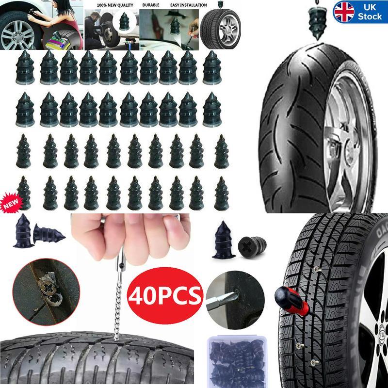 Tire Repair Screw In Rubber Plug Nail Car Tyre Puncture Repair Tool Kit Off-Road UK - Image 7