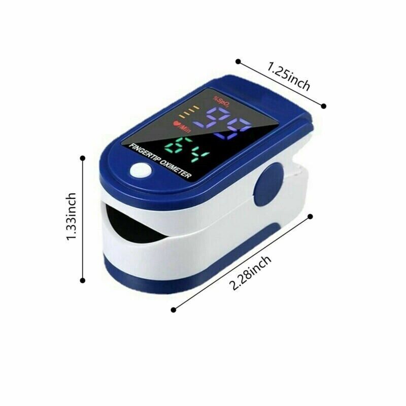 Finger Pulse Oximeter Blood Oxygen Saturation Meter SpO2 Heart Rate Monitor UK - Image 5