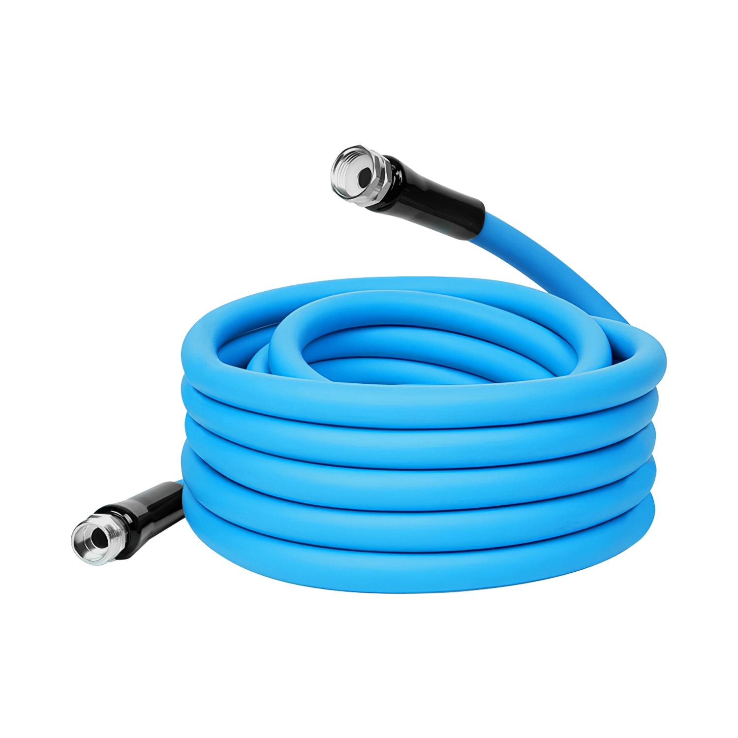 25FT-50FT Options -- 1Pc Non-Expanding Flexible Garden Hose Heavy Duty PVC Water Hose Leak-Resistant Kink-Free All-weather Burst 500PSI - Image 3