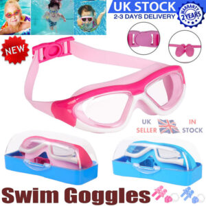 Kids Anti-Fog Swimming Goggles Pool Swim Glasses For Children Boys Girls Swim Uk