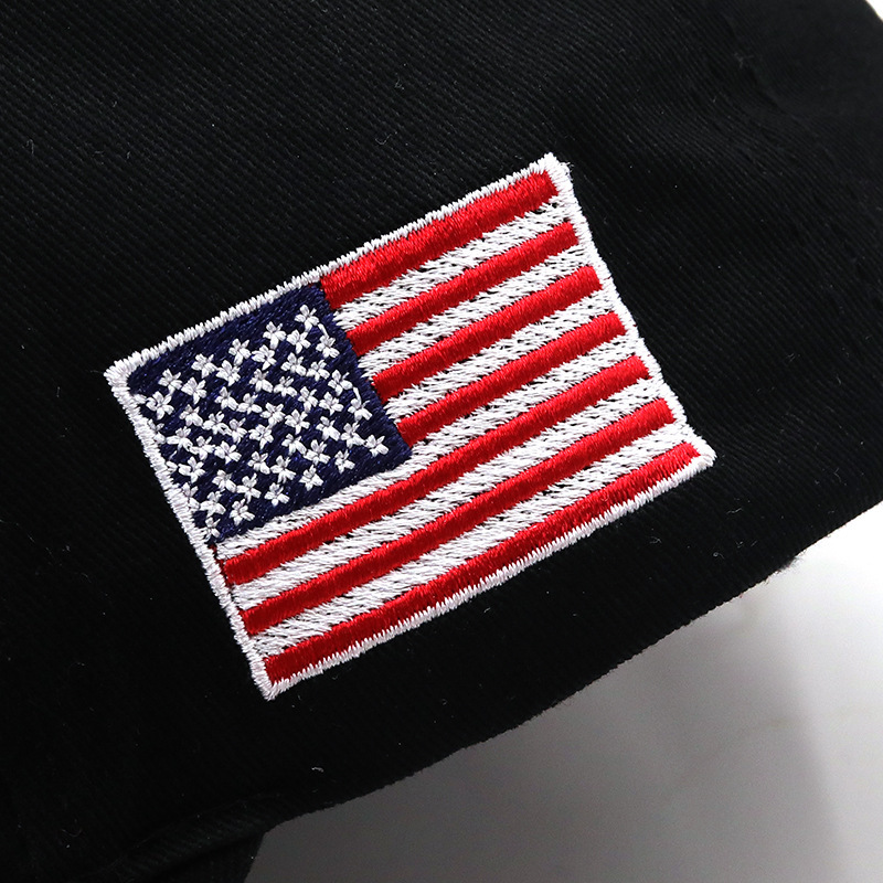 Letter USA Embroidery Baseball Cap Couple Outdoor - Image 5