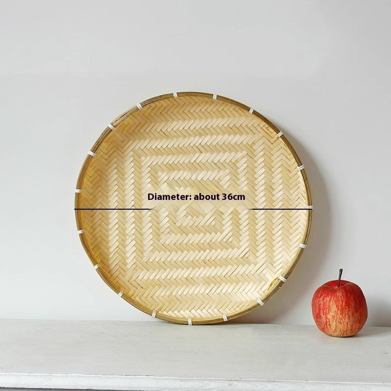 Drying Tray Handmade Bamboo Products Storage Bamboo Products Decorative Sieve - Image 3