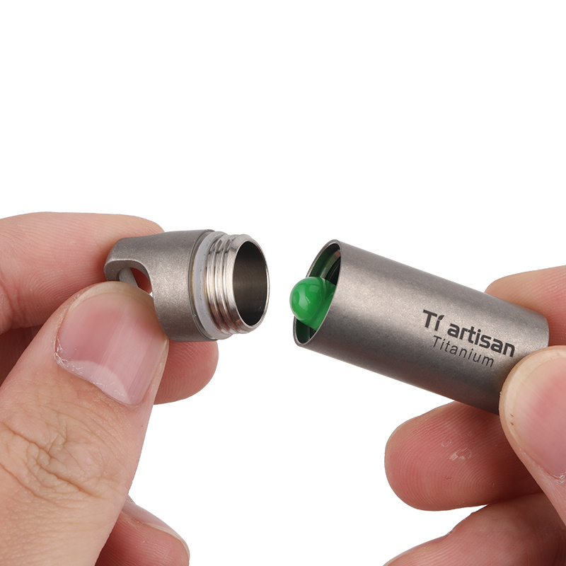Pure Titanium Sealed Cabin Emergency Medicine Warehouse Portable Protective Pill Capsule Storage Warehouse - Image 4