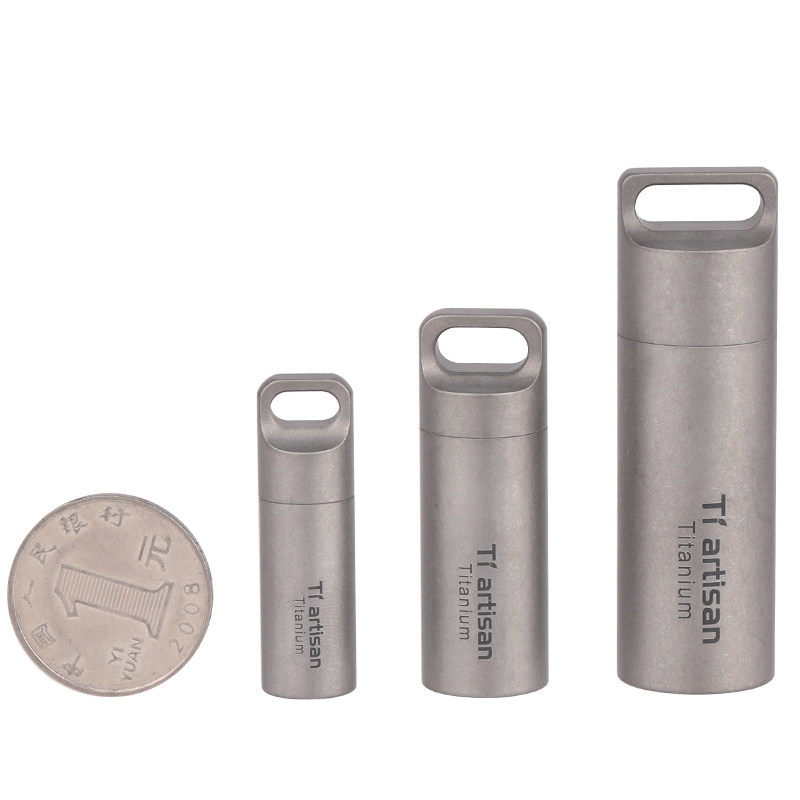 Pure Titanium Sealed Cabin Emergency Medicine Warehouse Portable Protective Pill Capsule Storage Warehouse - Image 2