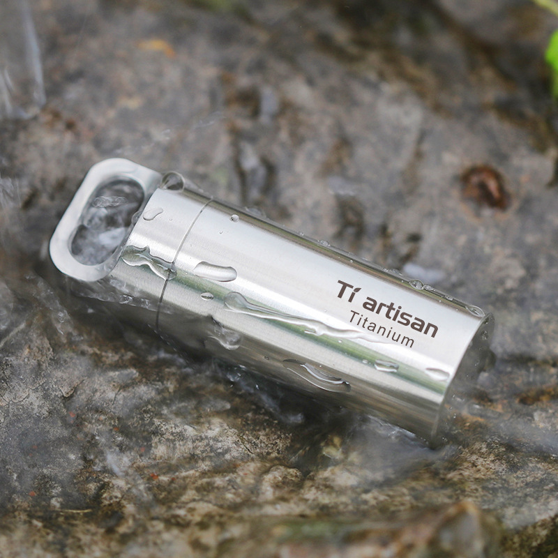 Pure Titanium Sealed Cabin Emergency Medicine Warehouse Portable Protective Pill Capsule Storage Warehouse