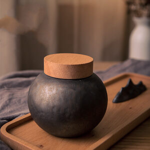 Creative Gilt Glaze Ceramic Tea Pot Pu'er Tea Warehouse