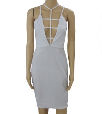 USA SIZE Black and white suspender cross dress - Image 4