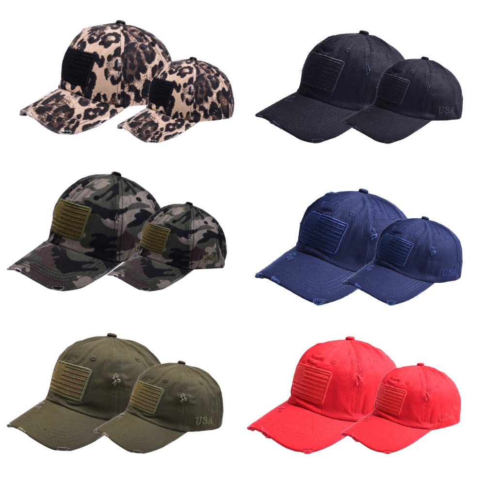 Letter Embroidery USA Flag Baseball Hat - Image 9
