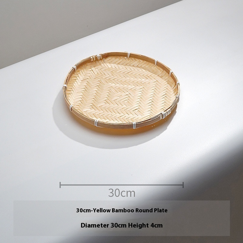 Drying Tray Handmade Bamboo Products Storage Bamboo Products Decorative Sieve - Image 2