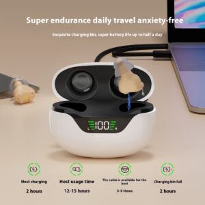 CIC Digital Hearing Aid Charging Digital Display Warehouse Accessories Sound Amplifier