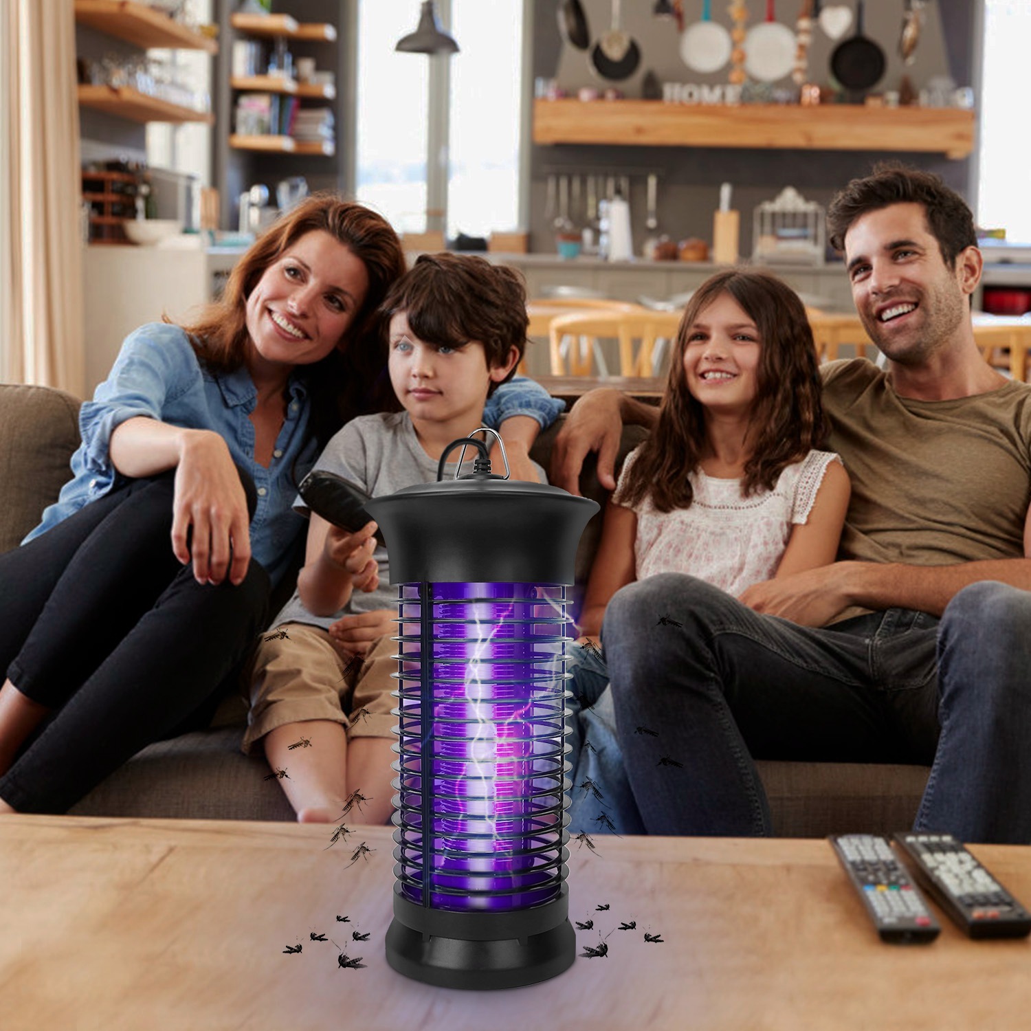 1Pc Electric Bug Zapper Mosquito Killer UV Light Flying Zapper Insect Killer Lamps Pest Fly Trap Catcher Odorless Noiseless - Image 9