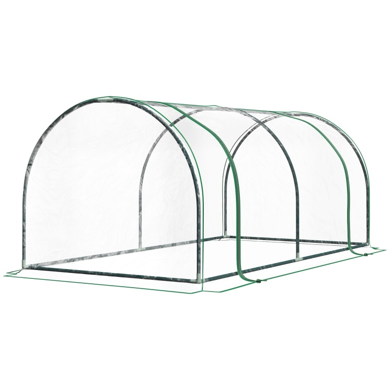 Portable Tunnel Greenhouse For Outdoor Garden Hot House - Image 5