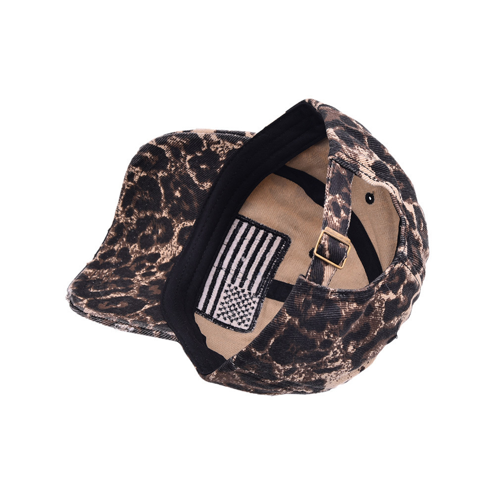 Letter Embroidery USA Flag Baseball Hat - Image 3