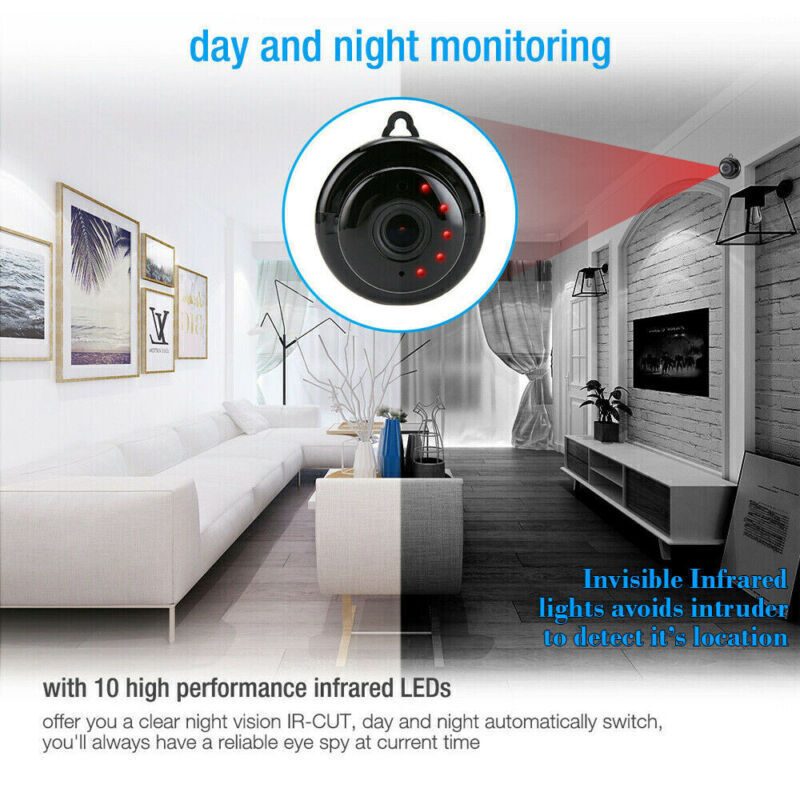 CCTV Camera WiFi 1080P Wireless IR Indoor Outdoor Security Night Vision Home CAM - Image 9